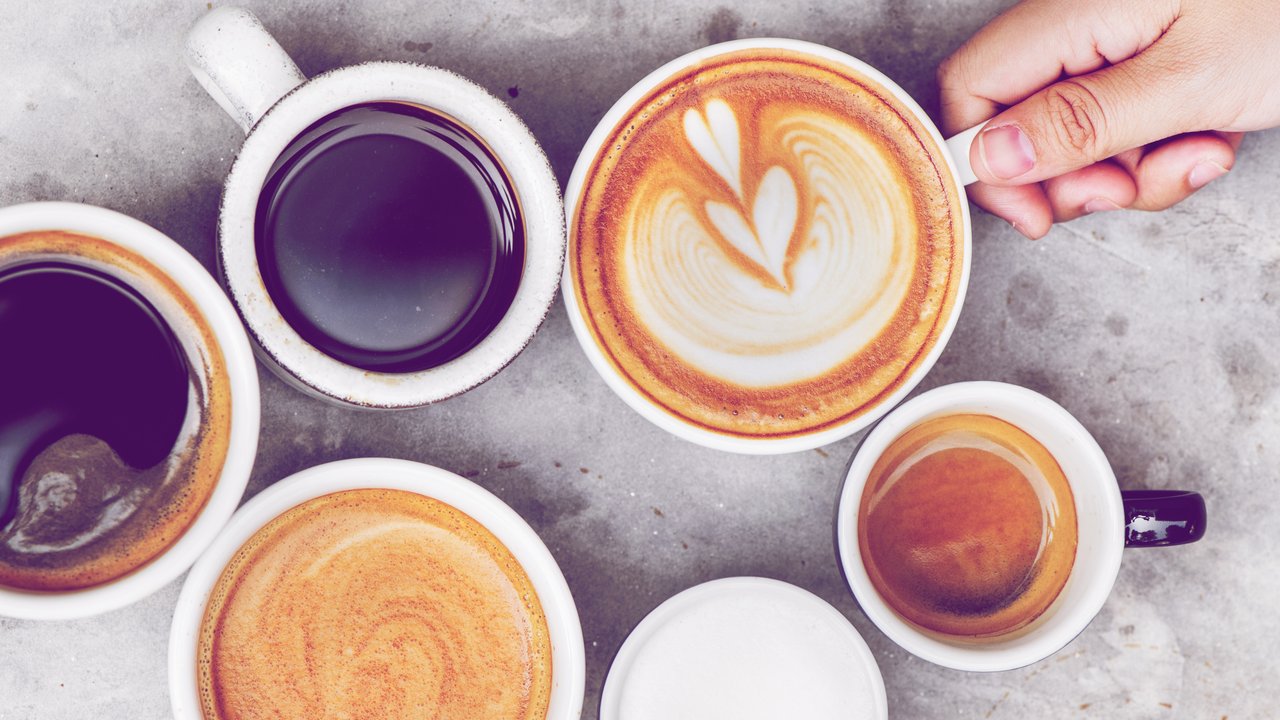 Couple enjoying coffee on the weekend
