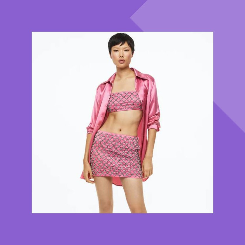 Glitzerndes Partyoutfit von H&M