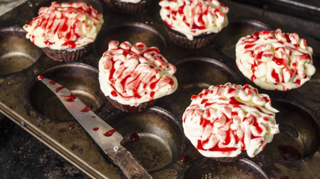 Gehirn-Cupcakes