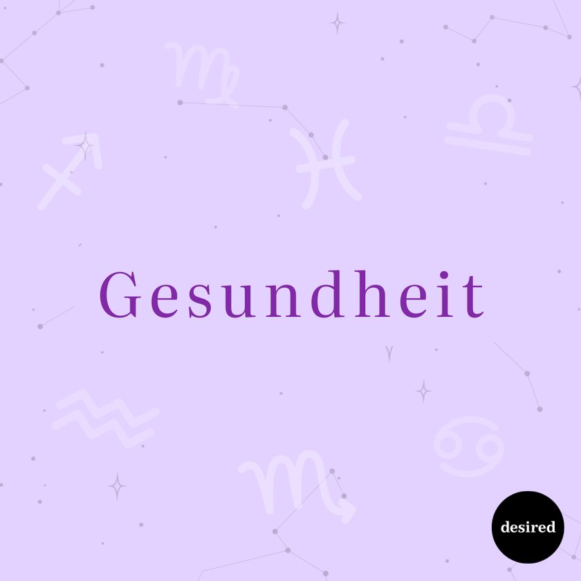 Jahreshoroskop Gesundheit